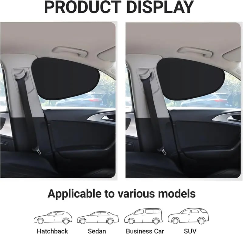 📢⏰Universell statisk solskjerm til sidevinduet