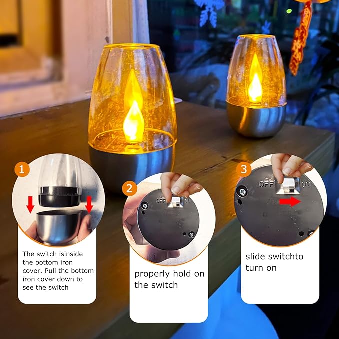 ☀️Multifunksjonell, vanntett, flammeløs solcelledrevet pendellampe💡