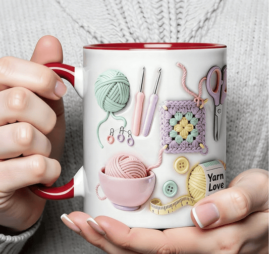 🧶 Krus med «Garnkjærlighet» – En gave til håndverkere og kreative sjele