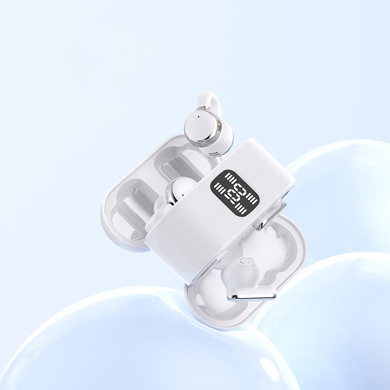 🎧2-i-1 trådløse Bluetooth-ørepropper med øreklips og ørepropper | 30 timers spilletid