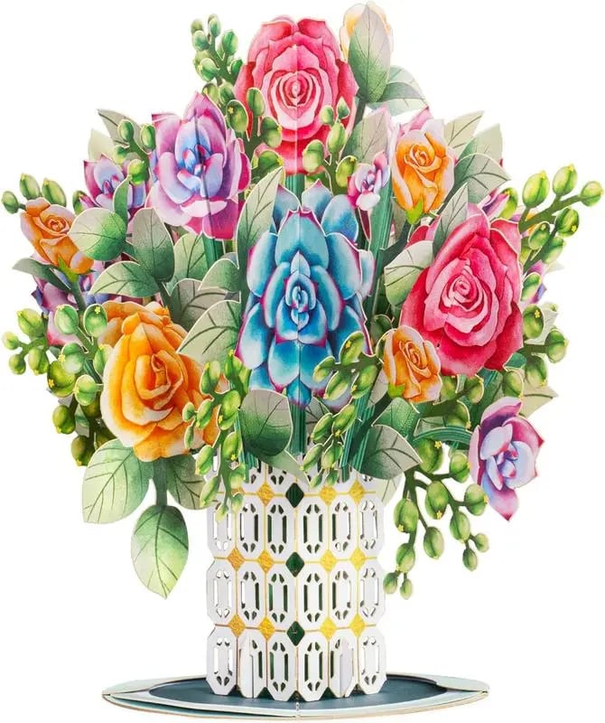 💌 Eksklusivt til Valentinsdag: 3D-pop-up-kort med kirsebærblomster – det ultimate minnet for kortelskere ❤️