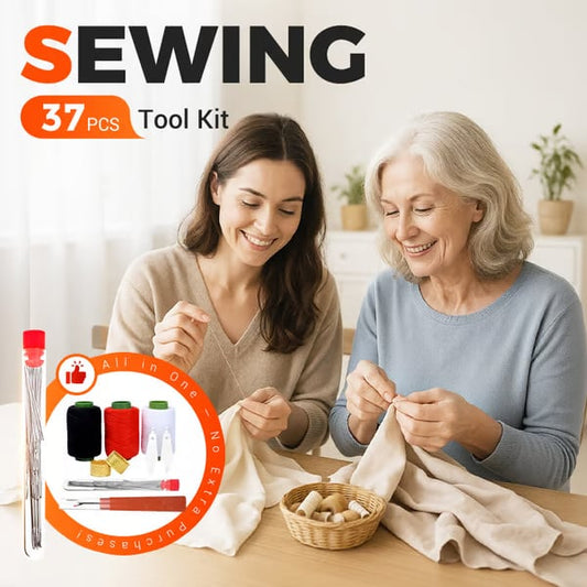 🔥Siste dag! Spar 48 %! 🔥Syverktøysett med 37 deler