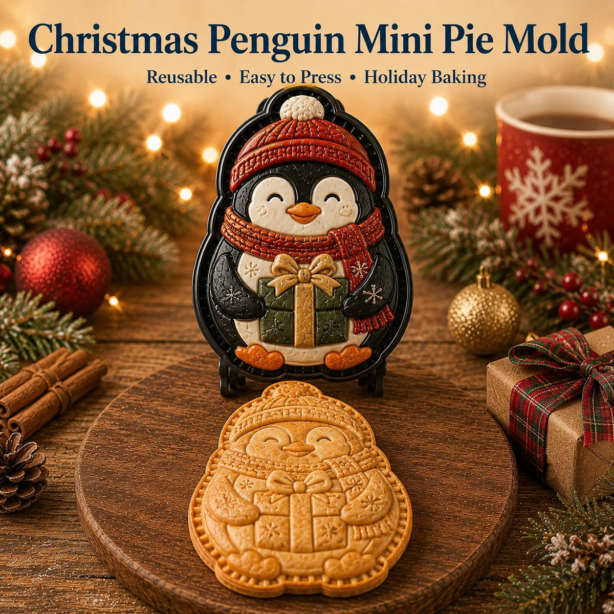 🎄🎅 Juletilbud: 49 % rabatt 🍪 Sett med 16 mini-julekakeformer