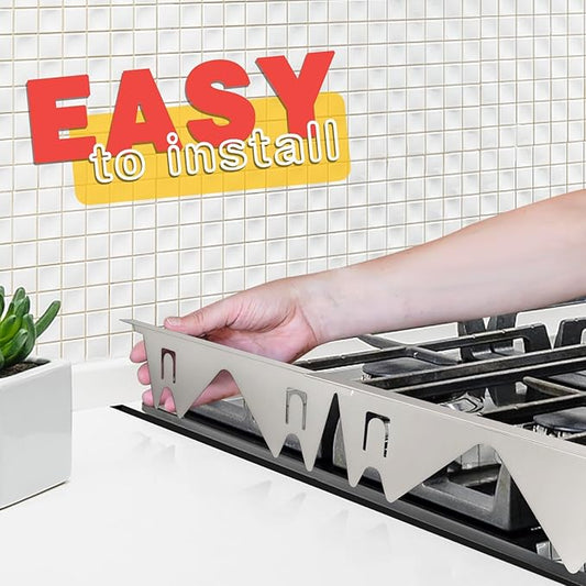 🔥 🎁Uttrekkbare komfyrdeksel i rustfritt stål