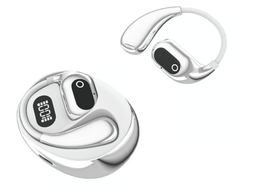 MS190 oversettelseshodetelefoner, støtter sanntidsoversettelse på 135 språk med app, Bluetooth 5.3-hodetelefone