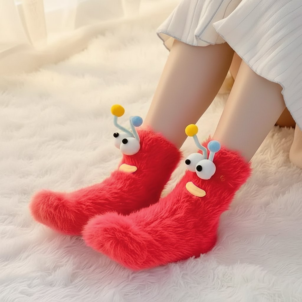 🎁Praktiske monstersokker – Dine nye lodde- og tullete fotvenner 🧦