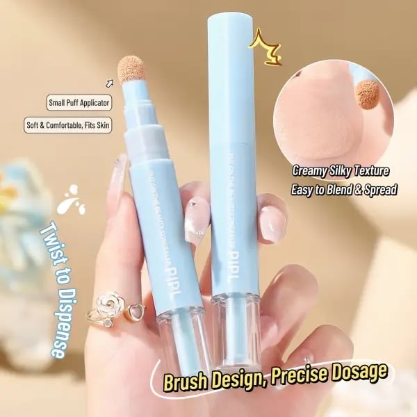 🖋️✨Kjøp 1, få 1 gratis!! 💙 Dobbel effekt concealer, foundation og øyeconcealer — 24 timers langvarig sminke👁️