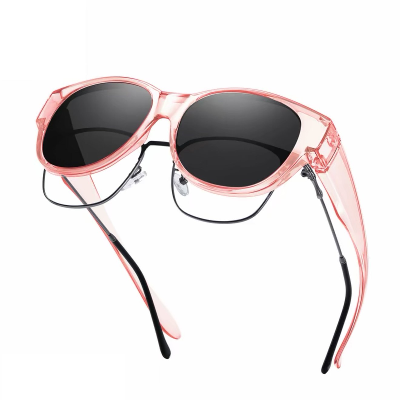 🕶 Nye cat-eye-solbriller i ekstra stor størrelse, med polariserte linser og UV400-beskyttelse