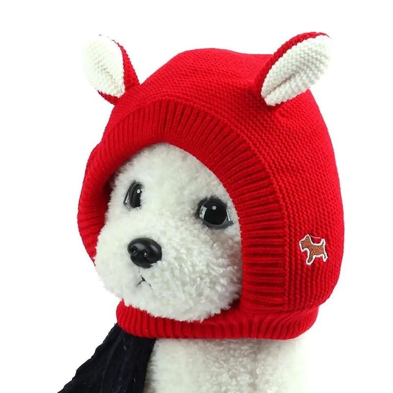 🐕 Plysjstrikket hundelue – holder din beste venn varm og komfortabel hele året ❤️