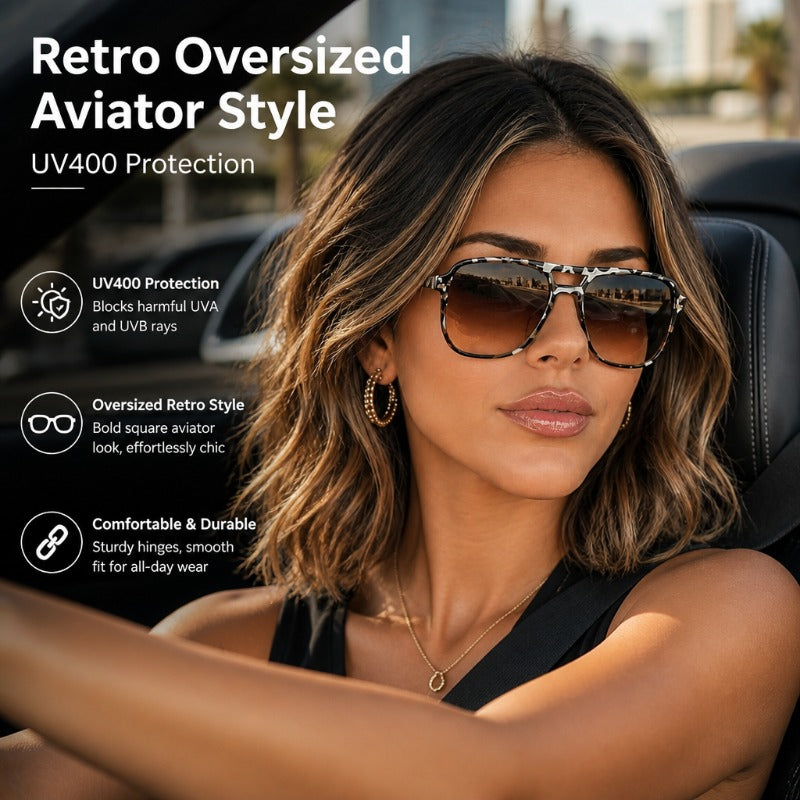 ✨🎁 Kjøp 1, få 1 gratis 🔥 Mest solgte produkt i 2026 🕶️ Retrobriller med flat topp