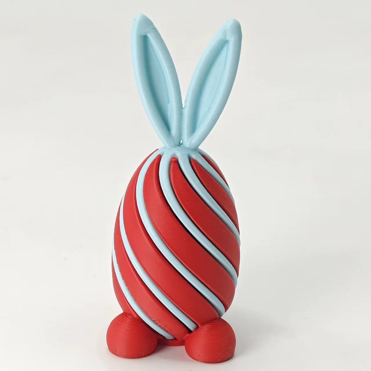 🐰🌈Påskespiralhareleke – Den spinner og vrir seg, og kan til og med lindre stress.