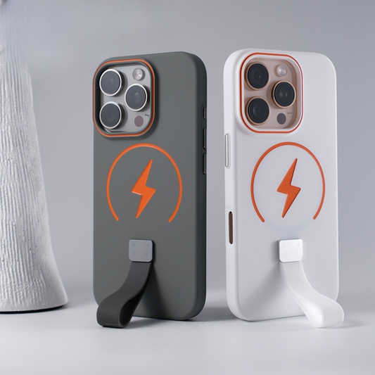 Magnetisch telefoonhoesje met huidgevoel - Magnetisch opladen & Ingebouwde polsband & Soft-Touch Comfort