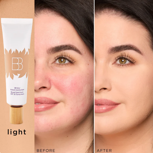 💖Kjøp 1 få 1 gratis💧BB Blur Tinted Moisturizer SPF 30 – Gir huden din umiddelbart lysere, fukter og glatter ut den