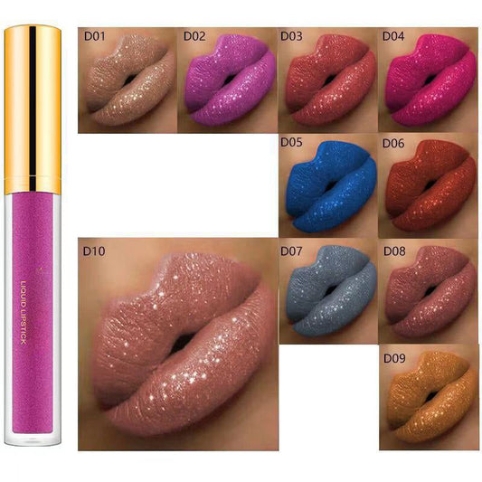 Hete verkoop-Metallic vloeibare diamant glitterlippenstift🔥Koop 1 krijg 1 gratis