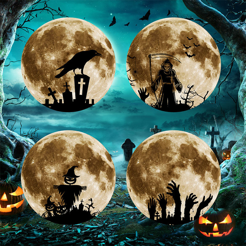 🦇Halloween-dekorasjon: 3D LED-vegglampe formet som en flaggermus