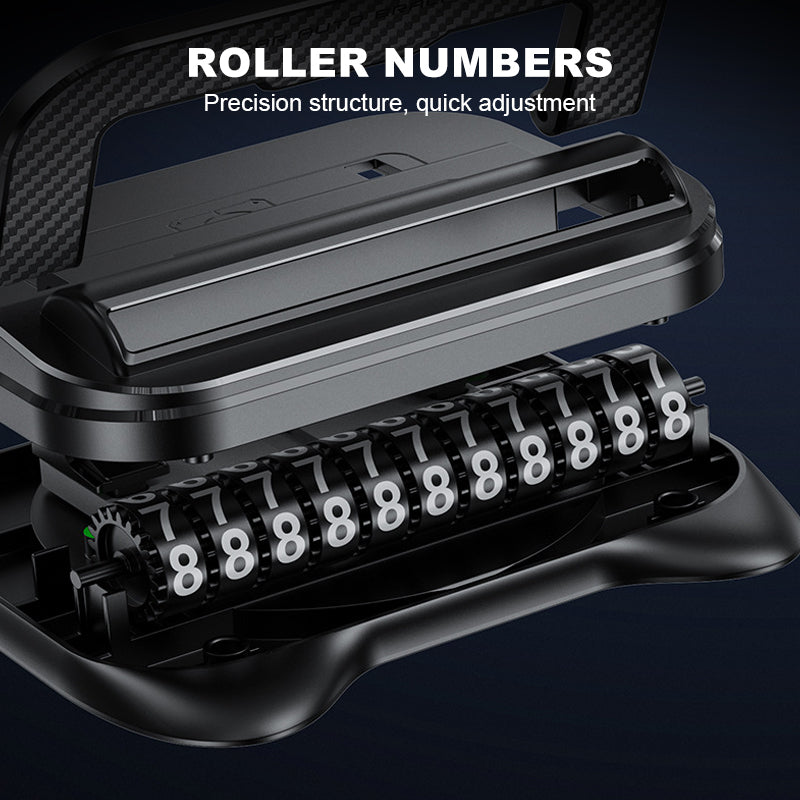 ✨ 360° roterbar, sammenleggbar telefonholder – universell design med sklisikker base🚗