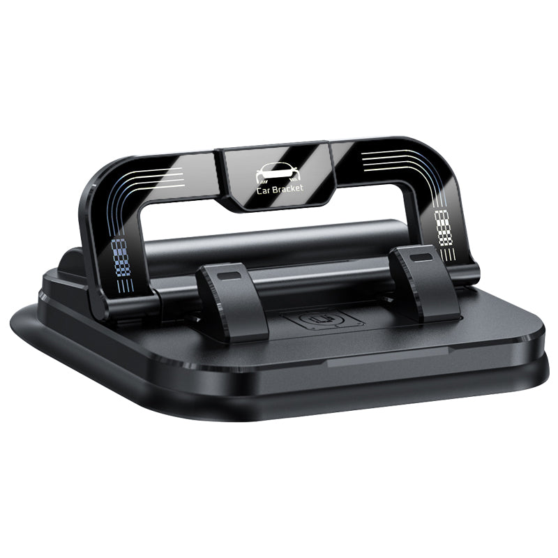 ✨ 360° roterbar, sammenleggbar telefonholder – universell design med sklisikker base🚗