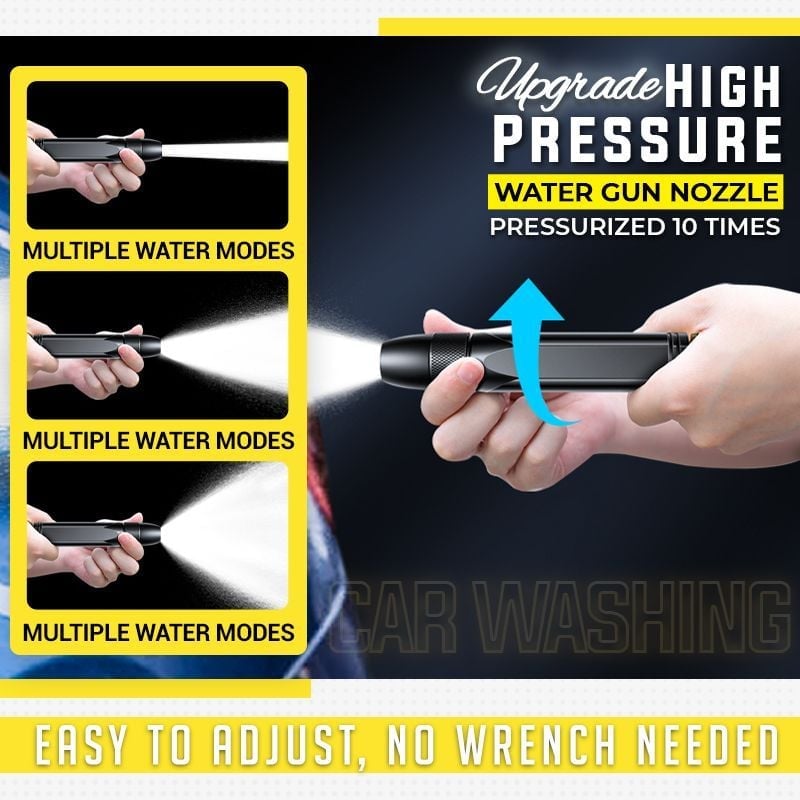 🚿 50 % RABATT i en begrenset periode! 💧 Høytrykksspyler – Ideell for bilvask og hagearbeid, 10 ganger sterkere trykk, flere justerbare moduser ⚡