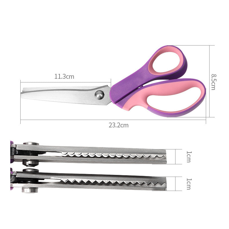 ✂️🧵Multifunksjonell trekantet saks i rustfritt stål