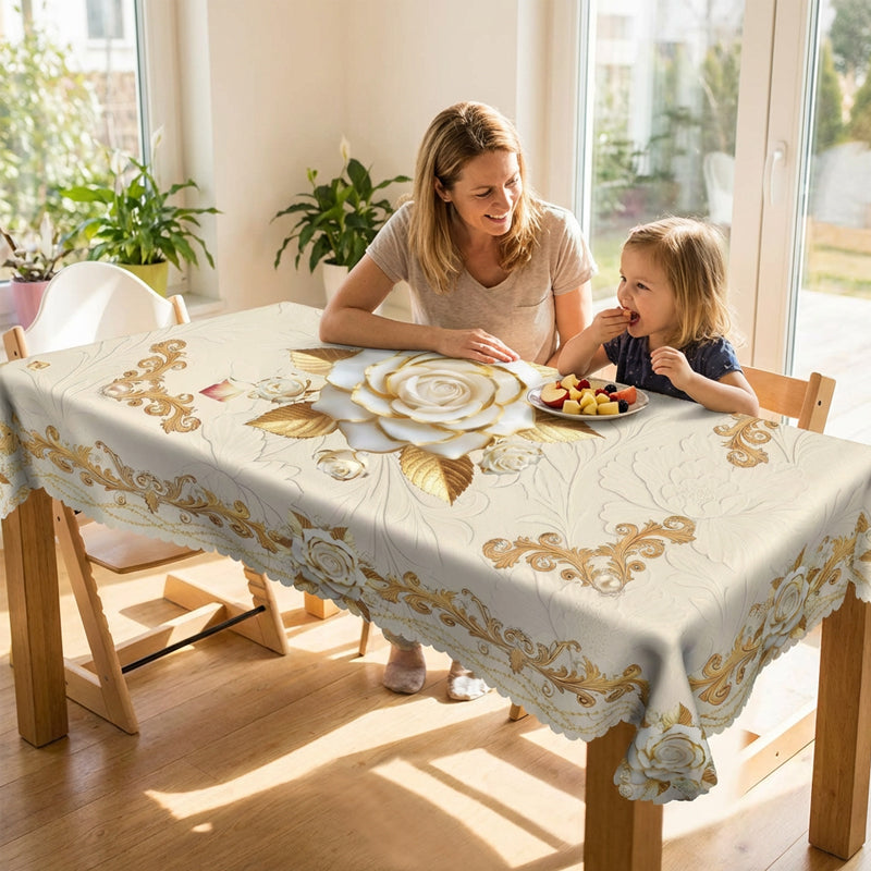 🎁Gull og rosa vanntett duk