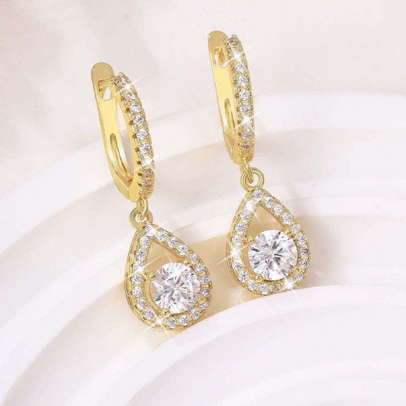 🥳2026 VARMT SALG🥳💞50 000+ SOLGT!💥50 % RABATT! 🔥Elegante dråpeformede øredobber