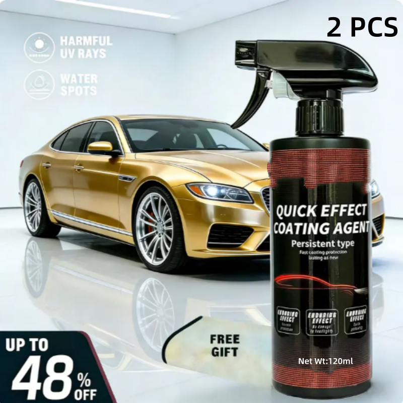 🔥3-i-1 hurtigvirkende billakkspray ✨ Høybeskyttelses hurtiglakk og keramisk skjold for billakk 🚗💎