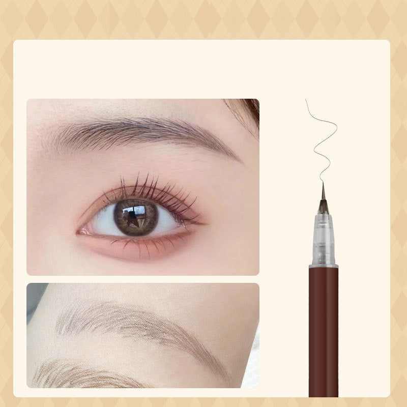✨ Kjøp 1 få 1 gratis💖 Vannfast flytende eyeliner, presis tupp – flekkfri, fin tupp, langvarig farge, skaper et perfekt sminkeutseende👁️