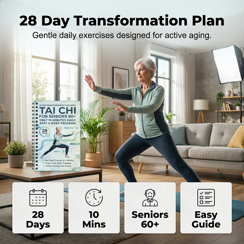 ⏳Begrenset tidsbegrenset 50 % rabatt⏰Velværeutvalg | 28-dagers Tai Chi-bok🧘☯️